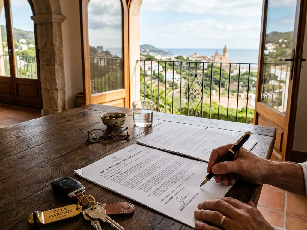 Rechtliche Abwicklung und Übergabe beim Notar in Spanien
